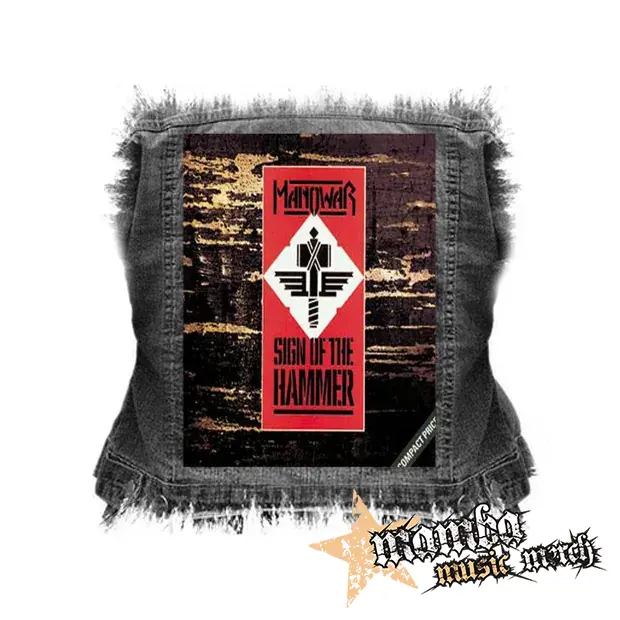 MANOWAR - Sign Of The Hammer - chrbtová nášivka (36 x 27 cm)
