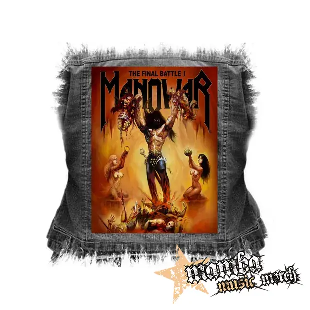 MANOWAR - The Final Battle I - chrbtová nášivka (36 x 27 cm)