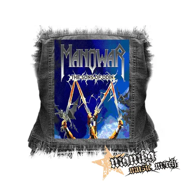 MANOWAR - THE SONS OF ODIN - chrbtová nášivka (36 x 27 cm)