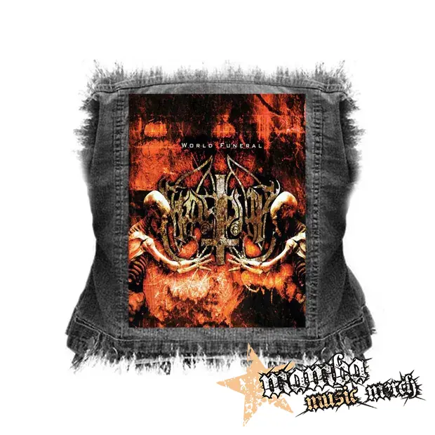 MARDUK - World Funeraô - chrbtová nášivka (36 x 27 cm)