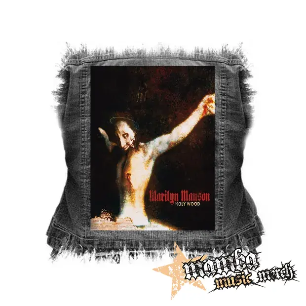 MARILYN MANSON - Holy Wood - chrbtová nášivka (36 x 27 cm)