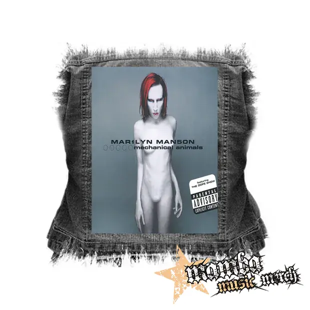 MARILYN MANSON - Mechanical Animals - chrbtová nášivka (36 x 27 cm)