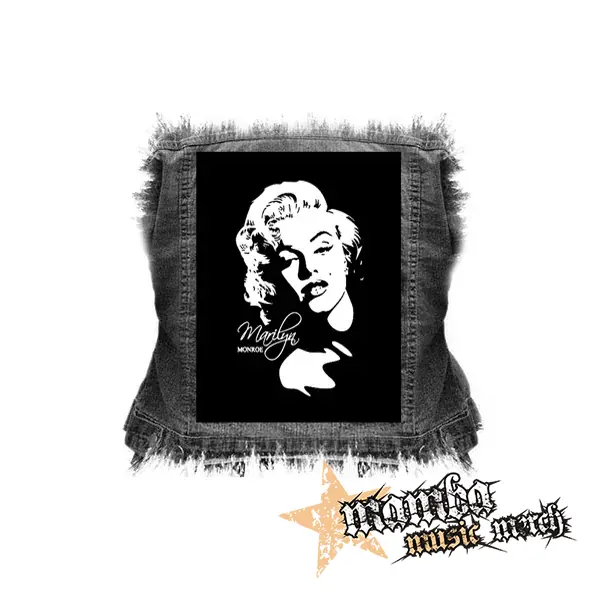 MARILYN MONROE - Portrait - chrbtová nášivka (36 x 27 cm)