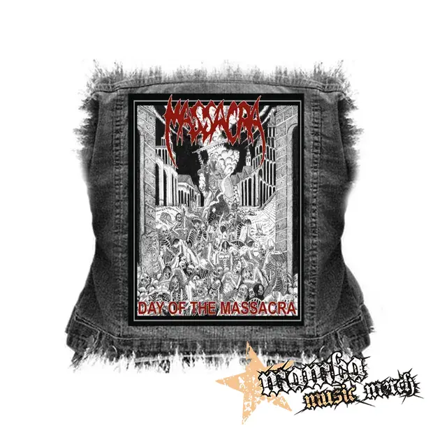 MASSACRA - Day Of The Massacra - chrbtová nášivka (36 x 27 cm)