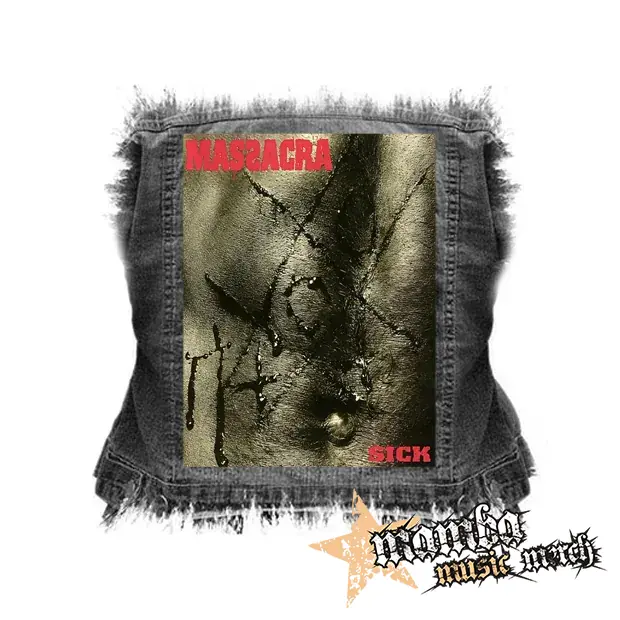 MASSACRA - Sick - chrbtová nášivka (36 x 27 cm)