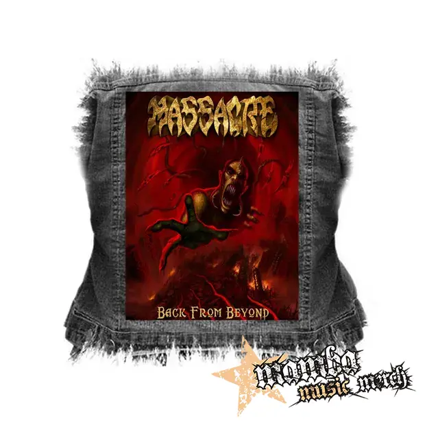 MASSACRE - Back From Beyond - chrbtová nášivka (36 x 27 cm)