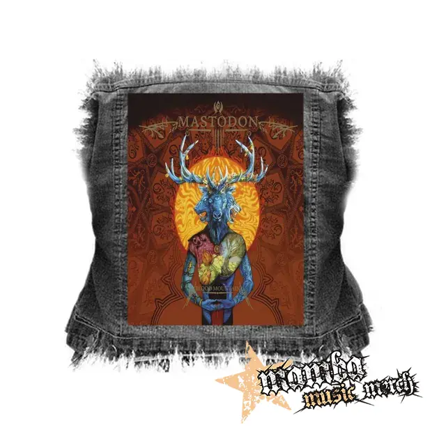 MASTODON - Blood Mountain - chrbtová nášivka (36 x 27 cm)