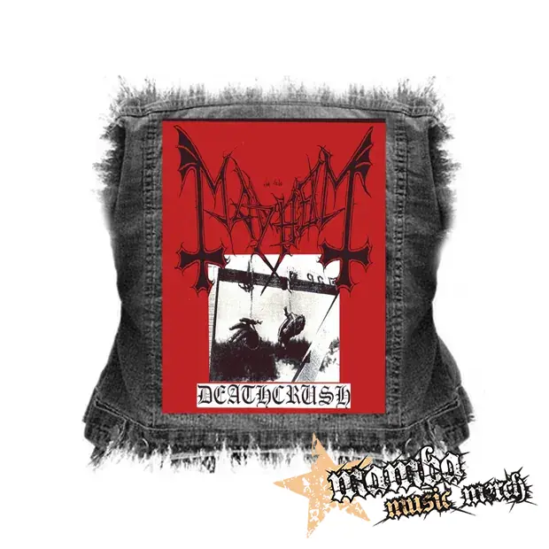 MAYHEM - Deathcrush - chrbtová nášivka (36 x 27 cm)