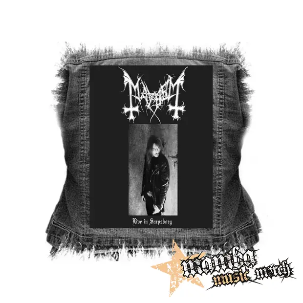 MAYHEM - Live in Sarpsborg - chrbtová nášivka (36 x 27 cm)