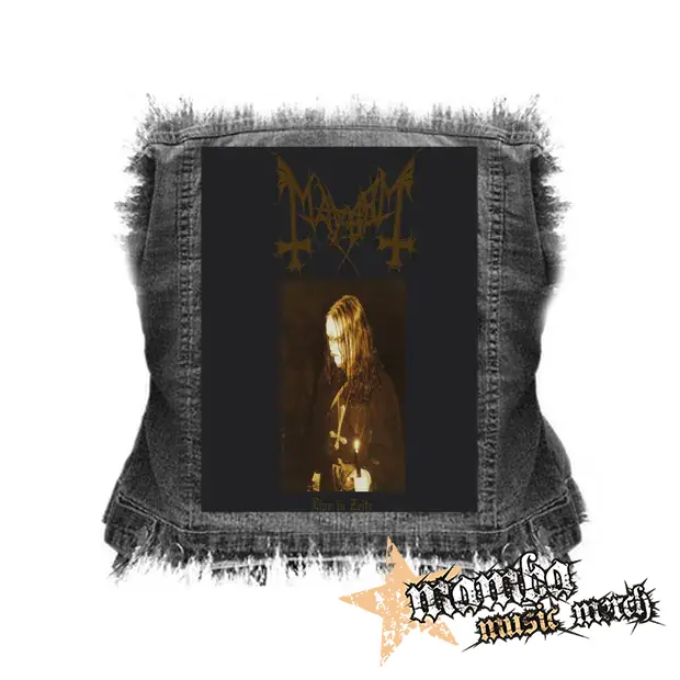 MAYHEM - Live In Zeitz - chrbtová nášivka (36 x 27 cm)