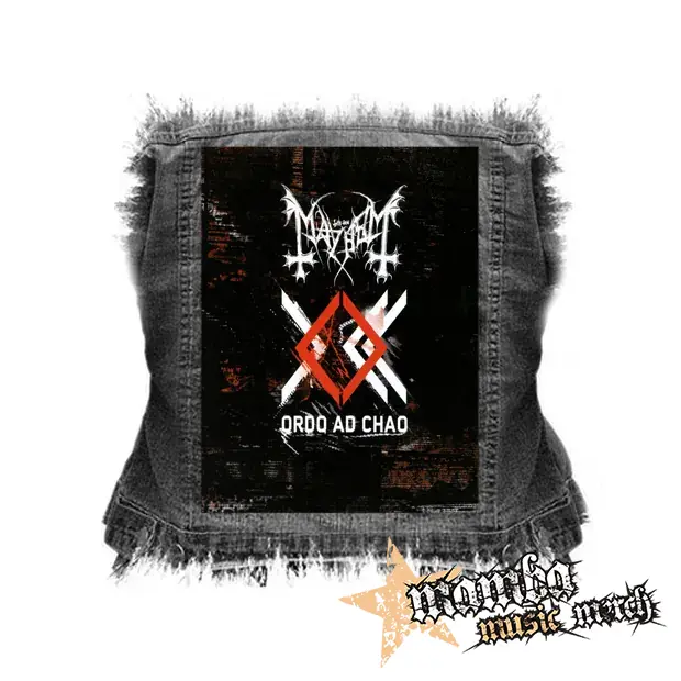 MAYHEM - Ordo Ad Chao - chrbtová nášivka (36 x 27 cm)