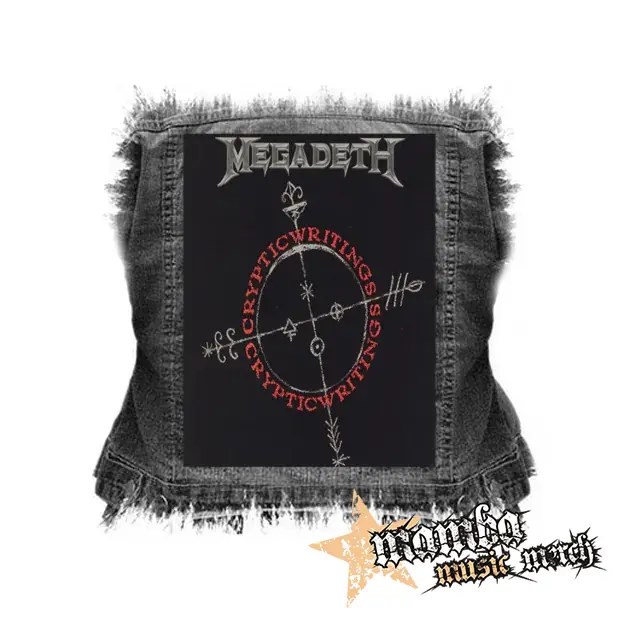 MEGADETH - Cryptic Writings - chrbtová nášivka (36 x 27 cm)