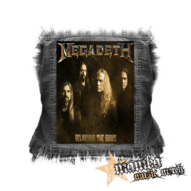 MEGADETH - Delivering The Goods - chrbtová nášivka (36 x 27 cm)