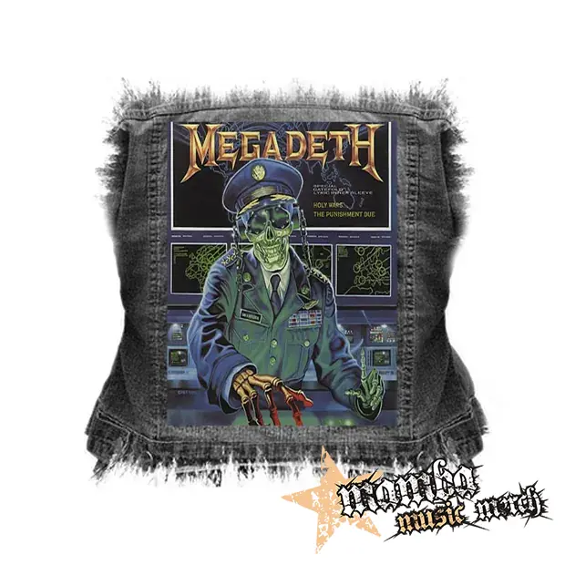 MEGADETH - Holy Wars - chrbtová nášivka (36 x 27 cm)