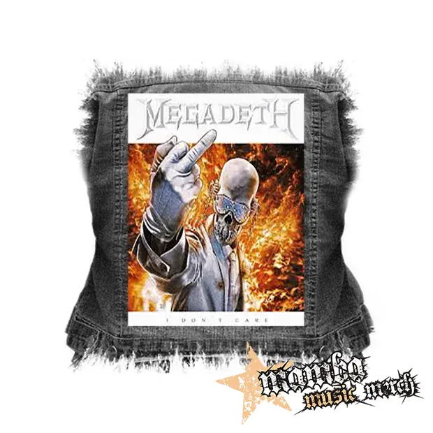 MEGADETH - I Dont Care - chrbtová nášivka (36 x 27 cm)