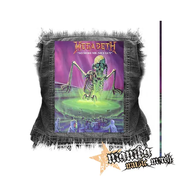 MEGADETH - No MOre Mr.Nice Guy - chrbtová nášivka (36 x 27 cm)