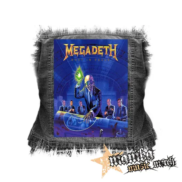 MEGADETH - Rust In Peace - chrbtová nášivka (36 x 27 cm)