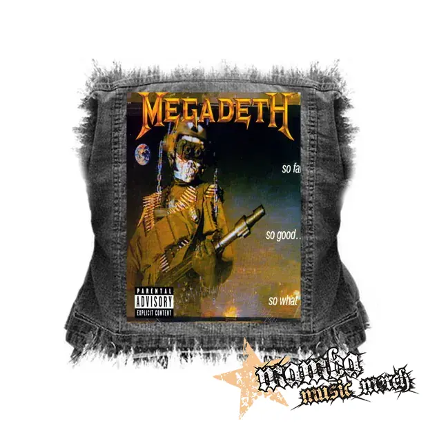 MEGADETH - So Far, So Good...So What - chrbtová nášivka (36 x 27 cm)