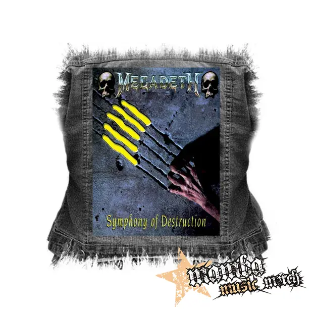 MEGADETH - Symphony Of Destruction - chrbtová nášivka (36 x 27 cm)