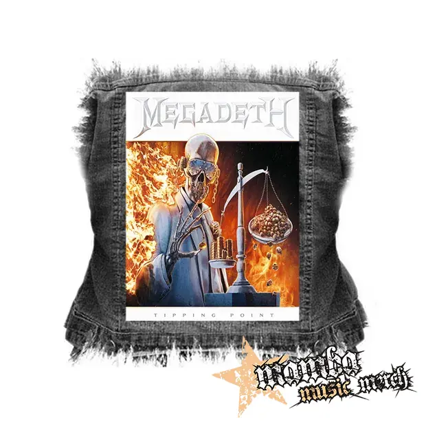 MEGADETH - Tipping Point - chrbtová nášivka (36 x 27 cm)