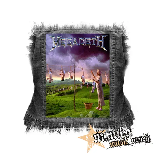 MEGADETH - Youthanasia - chrbtová nášivka (36 x 27 cm)