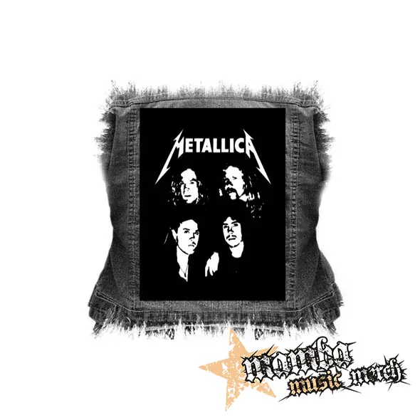 METALLICA - Band Justice Time - chrbtová nášivka (36 x 27 cm)