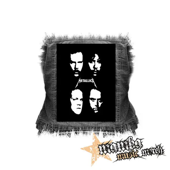 METALLICA - Band Portrait Black Album - chrbtová nášivka (36 x 27 cm)