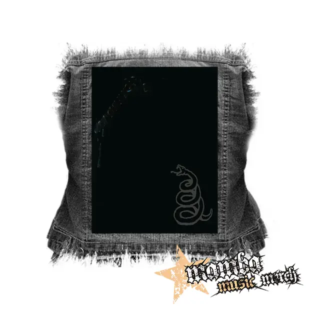 METALLICA - Black Album - chrbtová nášivka (36 x 27 cm)