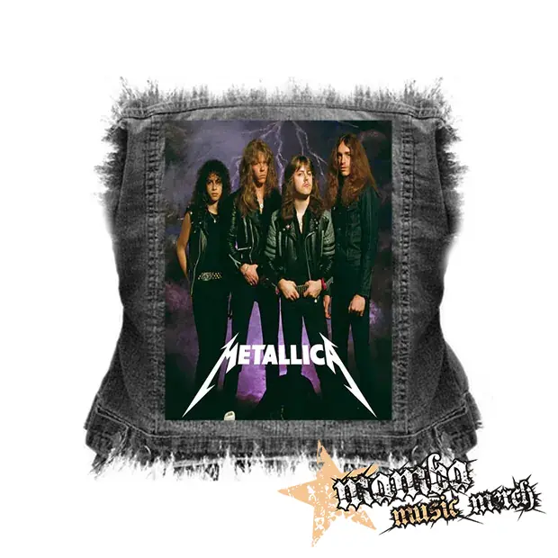 METALLICA - Classic Band Poster Motive 3 - chrbtová nášivka (36 x 27 cm)