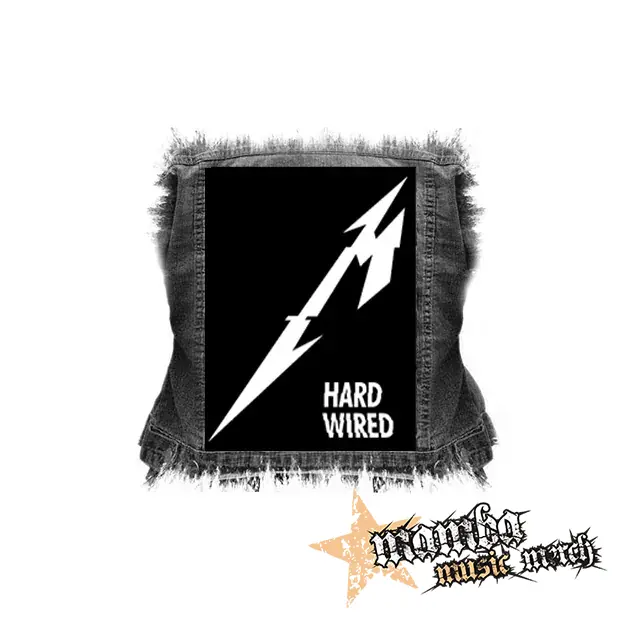 METALLICA - Hardwired Crest - chrbtová nášivka (36 x 27 cm)
