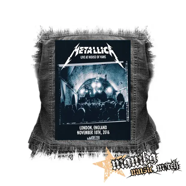 METALLICA - Live At House Of Vans - chrbtová nášivka (36 x 27 cm)