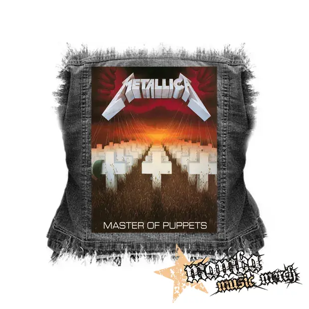 METALLICA - Master Of Puppets - chrbtová nášivka (36 x 27 cm)