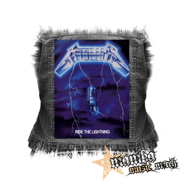 METALLICA - Ride The Lightning - chrbtová nášivka (36 x 27 cm)