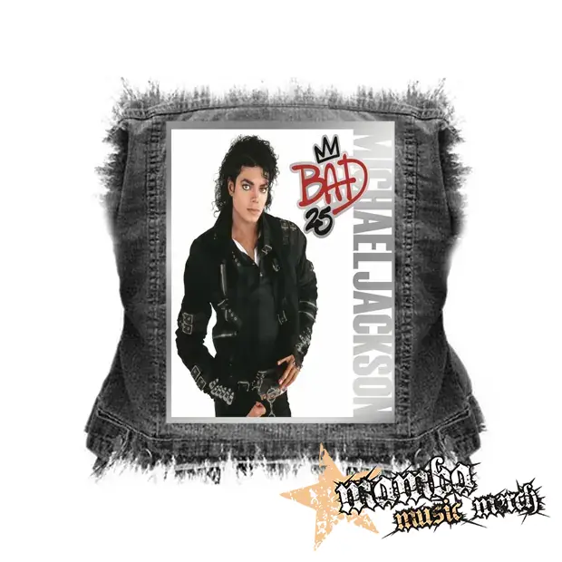 MICHAEL JACKSON - Bad 25th Anniversary - chrbtová nášivka (36 x 27 cm)
