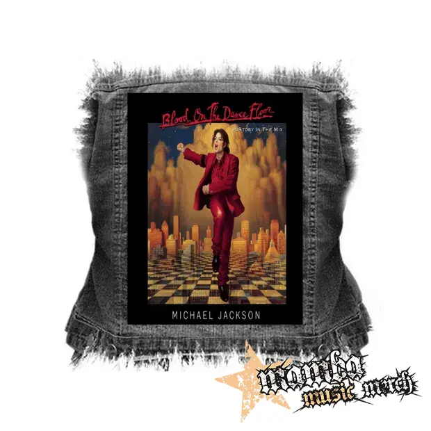 MICHAEL JACKSON - BLOOD ON THE DANCE FLOOR - chrbtová nášivka (36 x 27 cm)