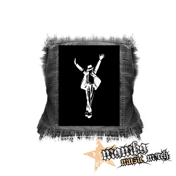 MICHAEL JACKSON - Silhouette Symbol - chrbtová nášivka (36 x 27 cm)