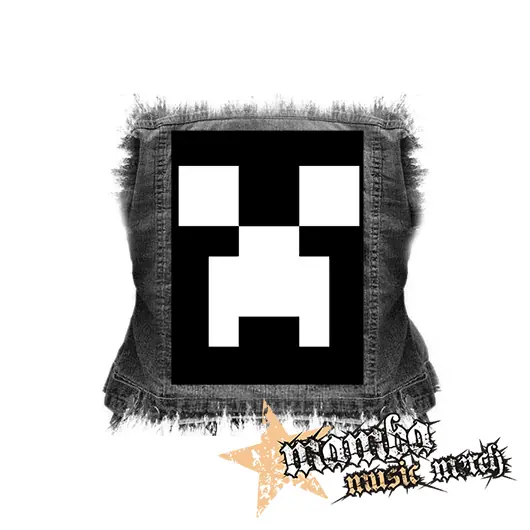 MINECRAFT - Creeper - chrbtová nášivka (36 x 27 cm)