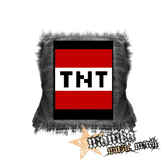 MINECRAFT - TNT - chrbtová nášivka (36 x 27 cm)