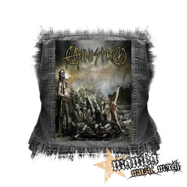 MINISTRY - From Beer to Eternity - chrbtová nášivka (36 x 27 cm)