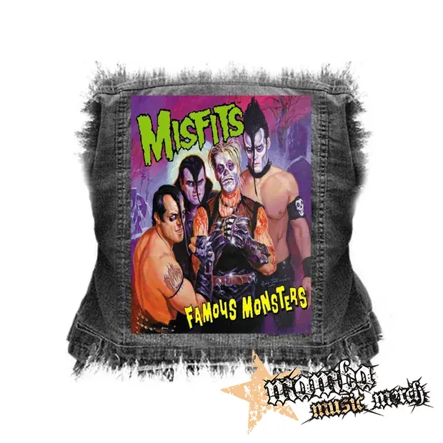 MISFITS - Famous Monsters - chrbtová nášivka (36 x 27 cm)
