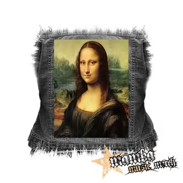 MONA LISA - chrbtová nášivka (36 x 27 cm)