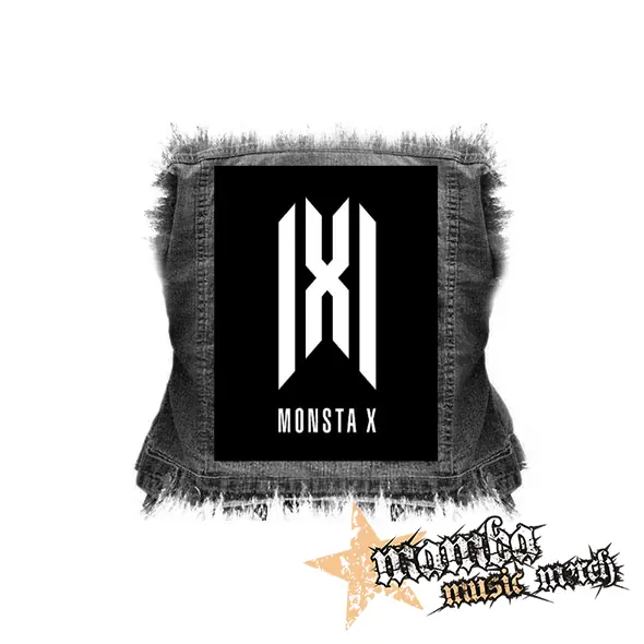 MONSTA X - Logo - chrbtová nášivka (36 x 27 cm)