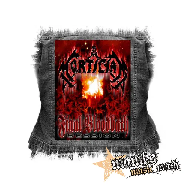 MORTICIAN - Final Bloodbath Session - chrbtová nášivka (36 x 27 cm)