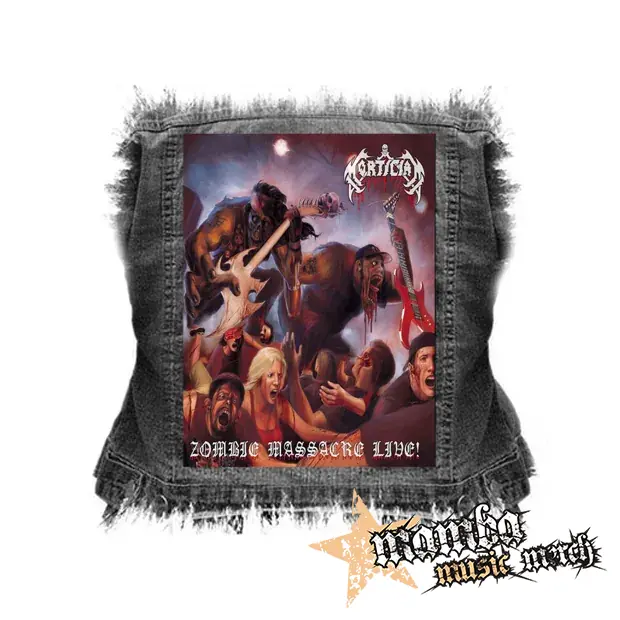 MORTICIAN - Zombie Massacre Live - chrbtová nášivka (36 x 27 cm)