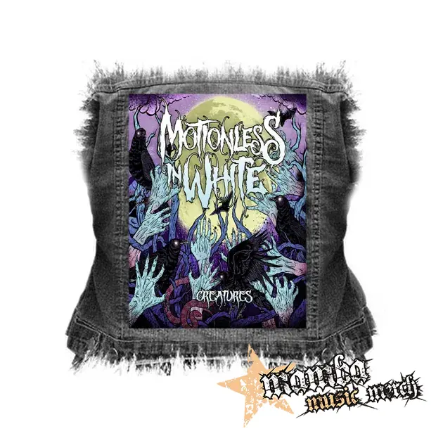 MOTIONLESS IN WHITE - Creatures - chrbtová nášivka (36 x 27 cm)