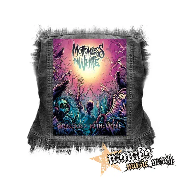 MOTIONLESS IN WHITE - Creatures X - To The Grave - chrbtová nášivka (36 x 27 cm)