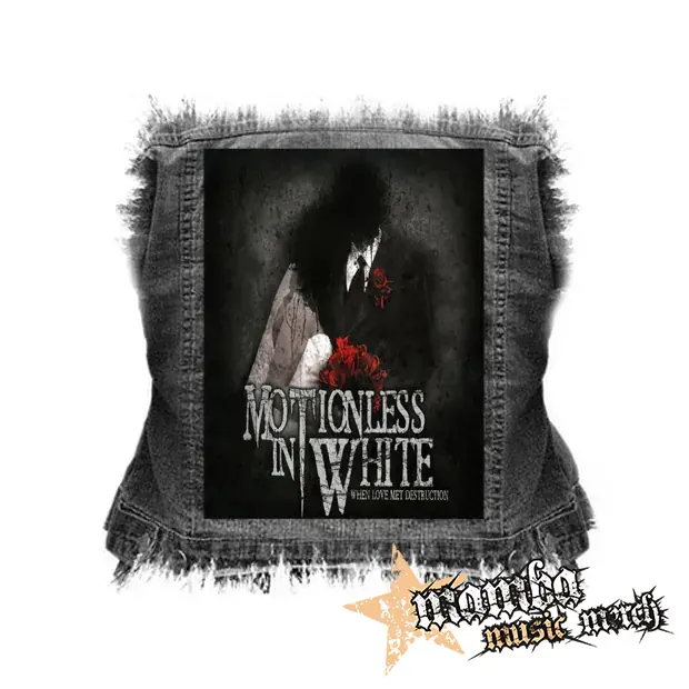 MOTIONLESS IN WHITE - When Love Met Destruction - chrbtová nášivka (36 x 27 cm)