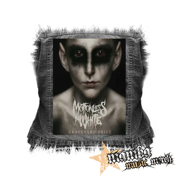 MOTIONLESS IN WHITE -Graveyard Shift - chrbtová nášivka (36 x 27 cm)