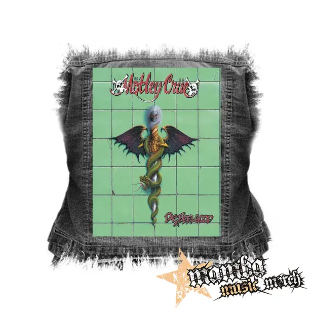 MOTLEY CRUE - Dr.Feelgood - chrbtová nášivka (36 x 27 cm)
