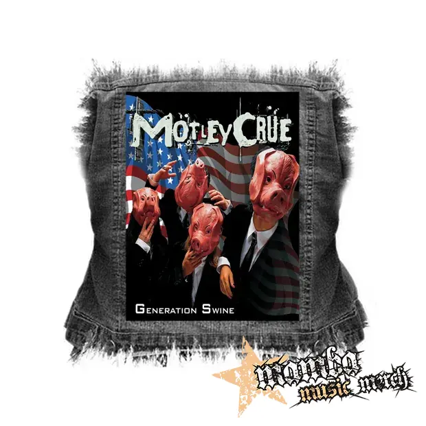 MOTLEY CRUE - Generation Swine - chrbtová nášivka (36 x 27 cm)